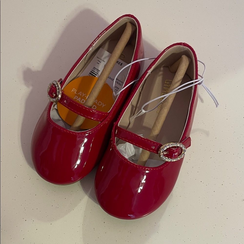 Gymboree Shiny Red Dress Shoes for Kids